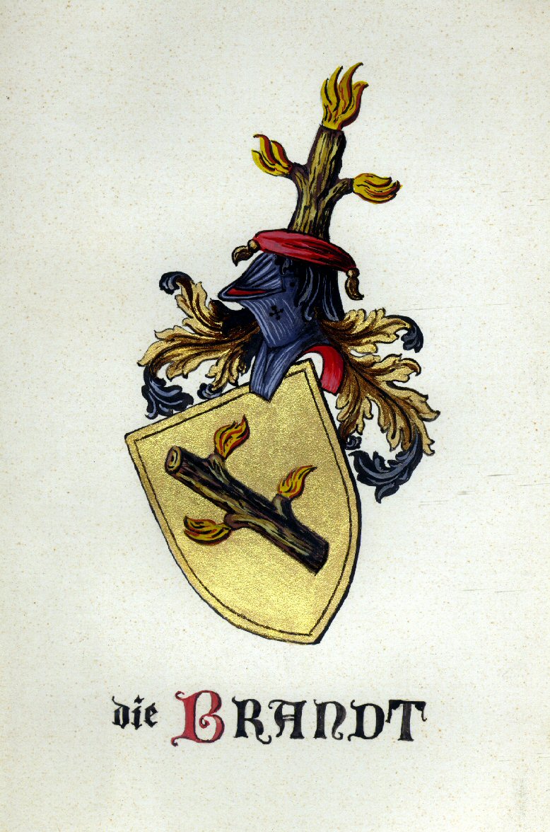 Wappen der Familie Brandt, 2. Ausf&uuml;hrung